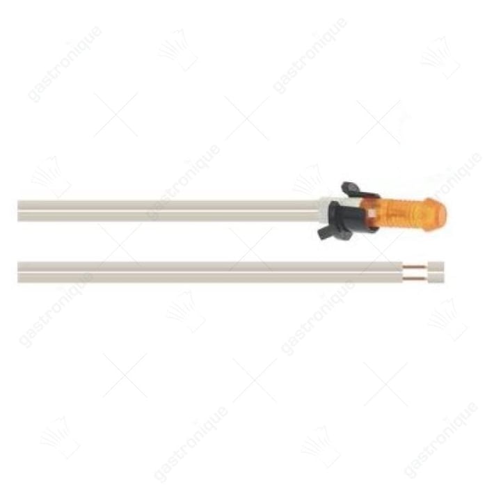 Signalleuchte ø 6mm 230V gelb Kabellänge 250mm Temperaturbeständigkeit 150°C